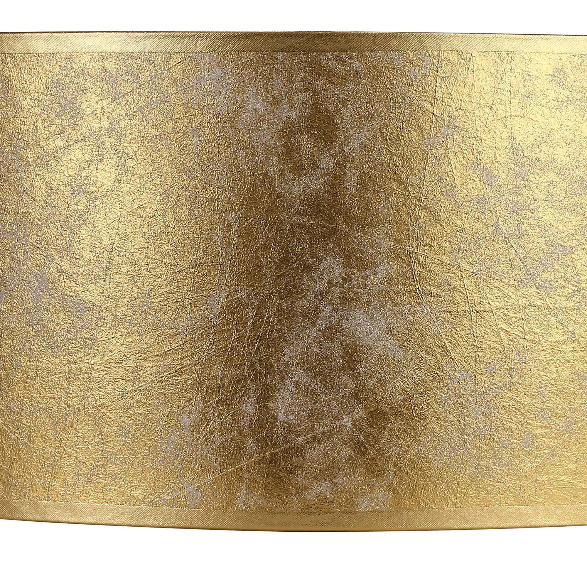 Banyan 45cm 3 Light Floor Lamp Satin Nickel; Gold Leaf DK0939  Deco Banyan SN GL